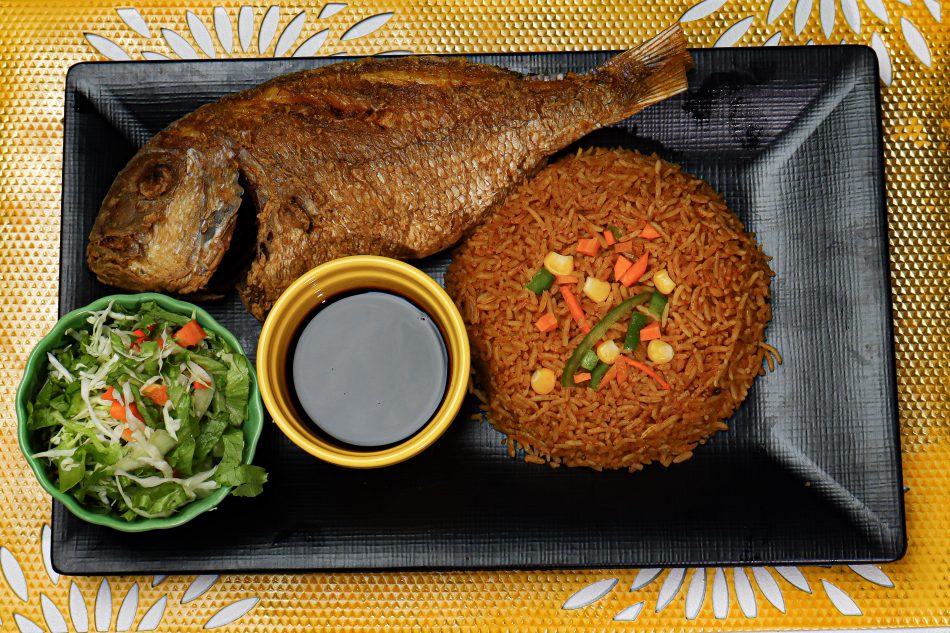 Jollof With Red Fish